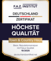 FAZ-Siegel_Hoechste Qualitaet_2025_Town & Country Haus - 