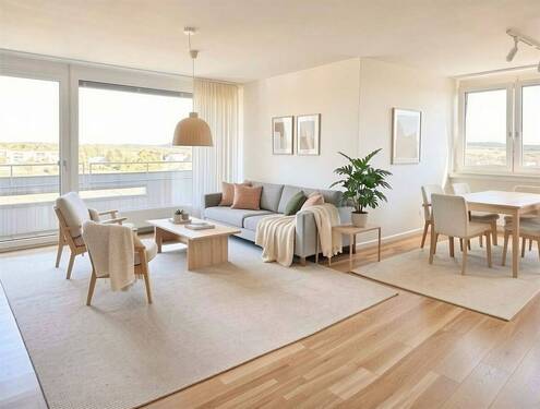 Bsp. Einrichtung Wohnen (KI) - 3 Zimmer Etagenwohnung in Wiesloch