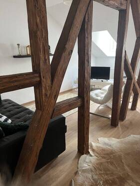Zusatzbett im Wohnbereich - 2 Zimmer Etagenwohnung in Wiesbaden