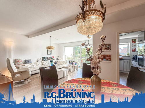 3-Zimmerwohnung in Innenstadtlage - Helle 3-Zimmerwohnung mit Balkon in Kehl