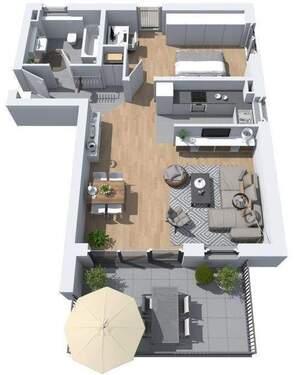 2 ZKBB - Neubauwohnung 