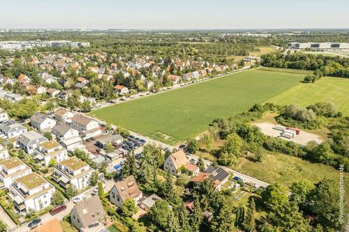 Luftbildaufnahme - Grundstück in München