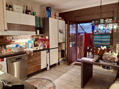 Blick in die Küche - 