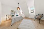 Schlafzimmer - Moderne, renovierte 3-Zimmer Wohnung zum Erstbezug, provisionsfrei