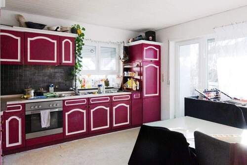 Die Küche mit Balkon - 4 Zimmer Etagenwohnung zum Kaufen in Schopfheim