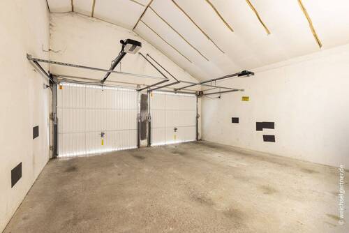 Doppelgarage von innen - 
