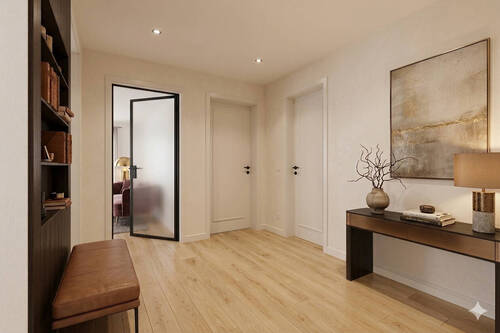 Visualisierung Flur - Etagenwohnung mit 86,30 m&sup2; in München zum Kaufen