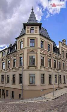 Westansicht - 3 Zimmer Etagenwohnung in Meerane
