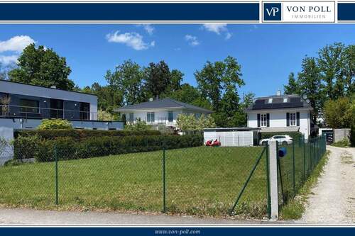 Grundstück in Baldham - Sonnig, zentral und ruhig: Grundstück mit Bau-Genehmigung für Einfamilienhaus in Toplage