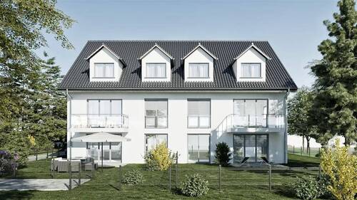Hausansicht Süd - 3 Zimmer Etagenwohnung zum Kaufen in Maisach