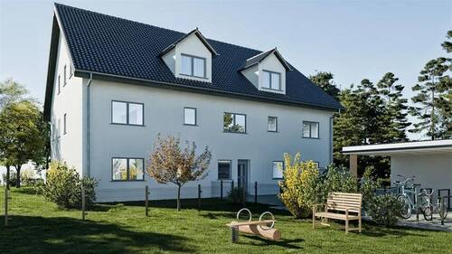 Hausansicht Nord - Etagenwohnung mit 82,60 m&sup2; in Maisach zum Kaufen