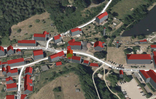 Immobilienlage in 3D - 