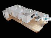 Grundriss 3D-Modellansicht - 