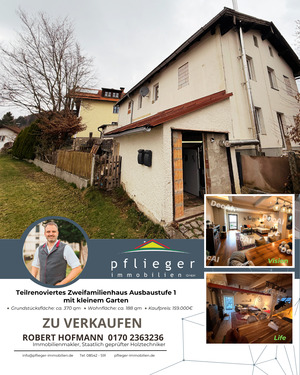 1 Startbild, Spiegelau.png - Teilrenoviertes Zweifamilienhaus Ausbaustufe 1 mit kleinem Garten