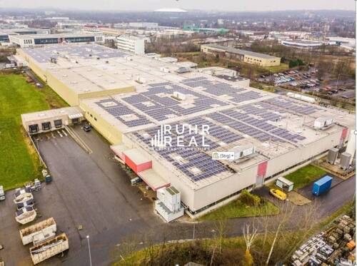 Drohnenaufnahme - Halle zur Miete in Gelsenkirchen