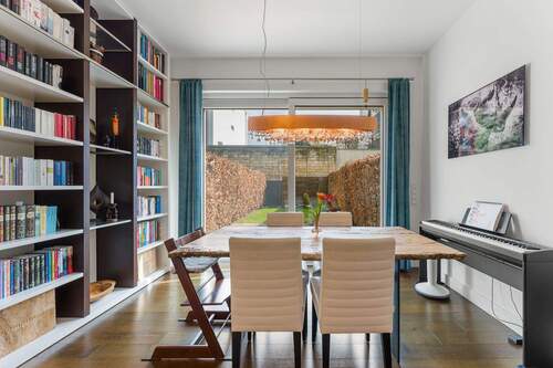 Zugang zum Garten - Köln hat viele Adressen. Diese ist einzigartig- Gartenwohnung im Palais du Rhin