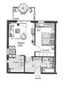 Grundriss.JPG - 2 Zimmer Etagenwohnung zum Kaufen in Saarbrücken