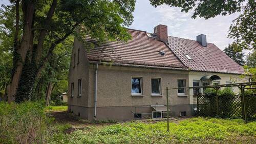 Rückansicht - 6 Zimmer Doppelhaushälfte in Potsdam / Bornim