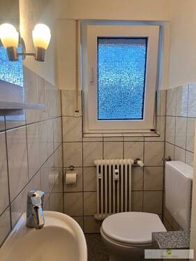 Tageslicht-Gäste-WC im Erdgeschoss - 