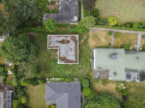 Vogelperspektive - Grundstück in Hamburg / Sasel