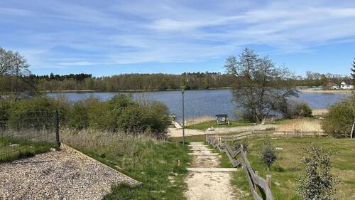Weg zum See - ca. 100 m Entfernung - 