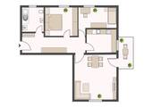 Wohnungsgrundriss - 