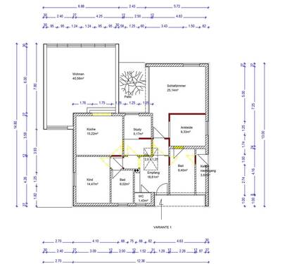 Erdgeschoss-Sanierung Bungalow - 