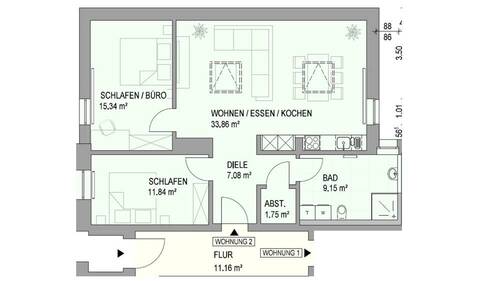 Wohnung 2 - 