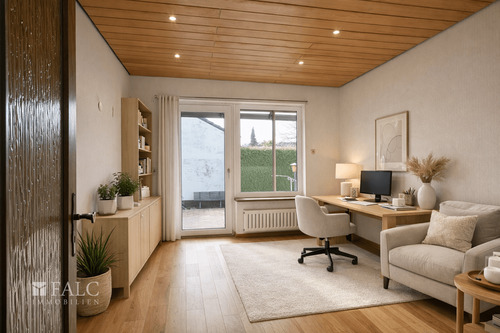 Arbeitszimmer (virtuell eingerichtet) - 