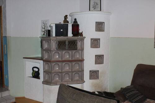 ... gemütlich mit Kachelofen - 