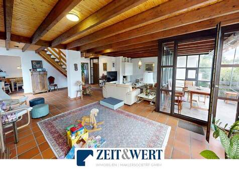 Bild1 - Erftstadt-Blessem! 2-Familien Architektenhaus mit Galerie und alpinem Flair in sehr guter Wohnlage! (MB 4747)