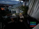Balkon mit Abendblick zum Stadtwald - 