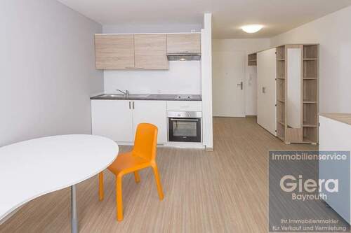 Wohnbereich - Etagenwohnung mit 28,00 m² in Bayreuth zur Miete
