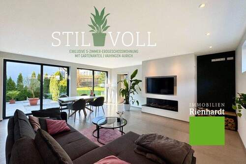 Ansicht - STILVOLL! Exklusive 4,5-Zimmer-Erdgeschosswohnung mit Gartenanteil in Vaihingen-Aurich