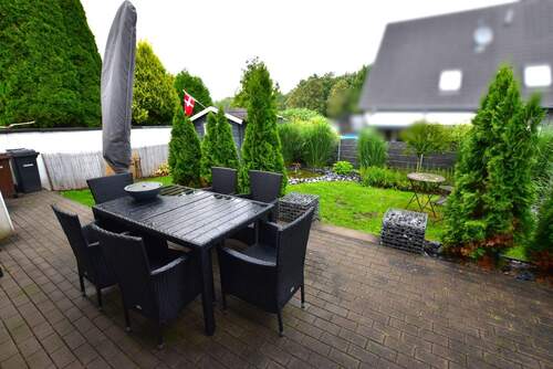 Terrasse, Garten.JPG - Doppelhaushälfte mit 120,00 m² in Beckum zum Kaufen