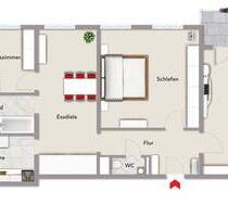 3,5-Zimmer-Wohnung in Bayreuth - 225.000,00 EUR Kaufpreis, ca.  120,00 m² Wohnfläche in Bayreuth (PLZ: 95444) Hammerstatt