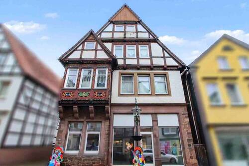 Vorderansicht - Wohn- und Geschäftshaus in zentraler Innenstadtlage von Blomberg mit Entwicklungspotenzial