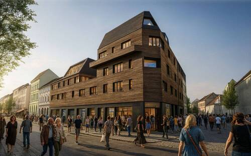 Projekt-Ansicht Neubau - Grundstück zum Kaufen in Mönchengladbach