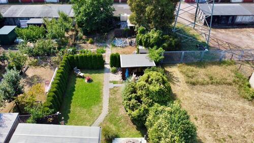 Garten - Doppelhaushälfte mit 124,50 m² in Halle (Saale) zum Kaufen