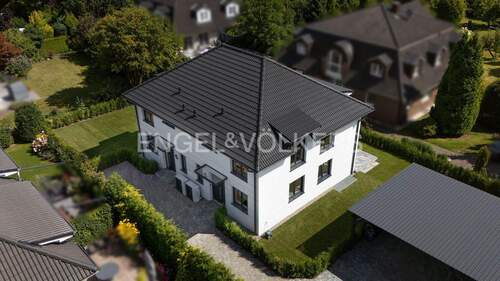 Musterhaus Luftbild 2 - 5 Zimmer Doppelhaushälfte in Großhansdorf