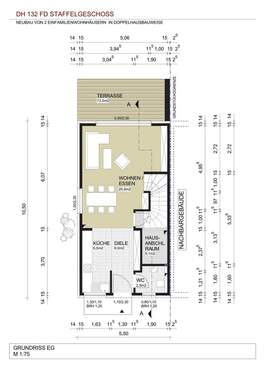 Erdgeschoss - Doppelhaushälfte mit 130,00 m² in Bodenheim zum Kaufen