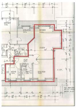 Grundriss 2-Zimmer Wohnung - Gemütliche, sanierte 3-Zimmer Wohnung in Stelle