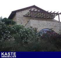 Steinhaus mit Meerblick und Schluchtpanorama in Topolia, Kissamos, Kreta