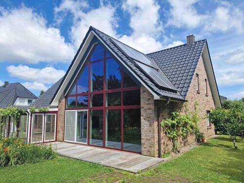 Panoramafenster in Richtung Garten - 6 Zimmer Einfamilienhaus in Fahrdorf