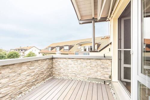 Überdachter Südwest-Balkon - 4 Zimmer Etagenwohnung in München