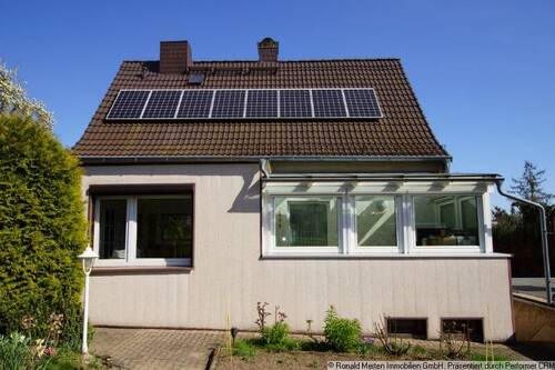 Ansicht Gartenseite - 3 Zimmer Einfamilienhaus in Erfurt