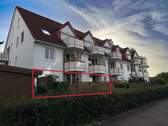 Aussenansicht Terrasse - 2 Zimmer Etagenwohnung zum Kaufen in Lübeck