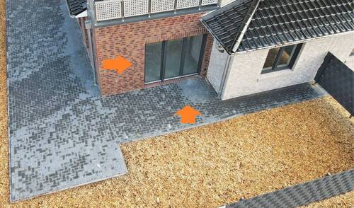 Ansicht Terrasse - 3 Zimmer Etagenwohnung in Ostrhauderfehn