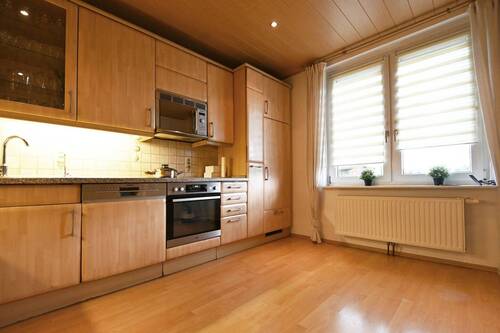 Die Einbauküche im Erdgeschoss - 