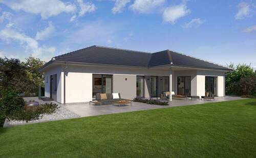 Ansicht Garten - Bungalow mit 168,20 m&sup2; in Zweibrücken zum Kaufen